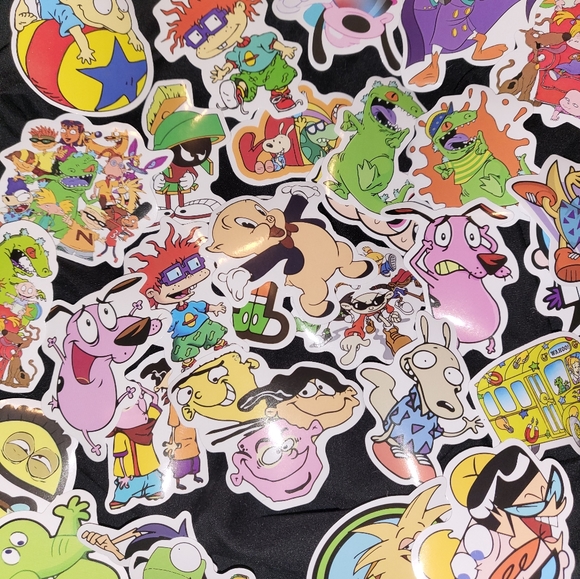 Over 45 Nickelodeon 90s Cartoon Stickers - Picture 6 of 10